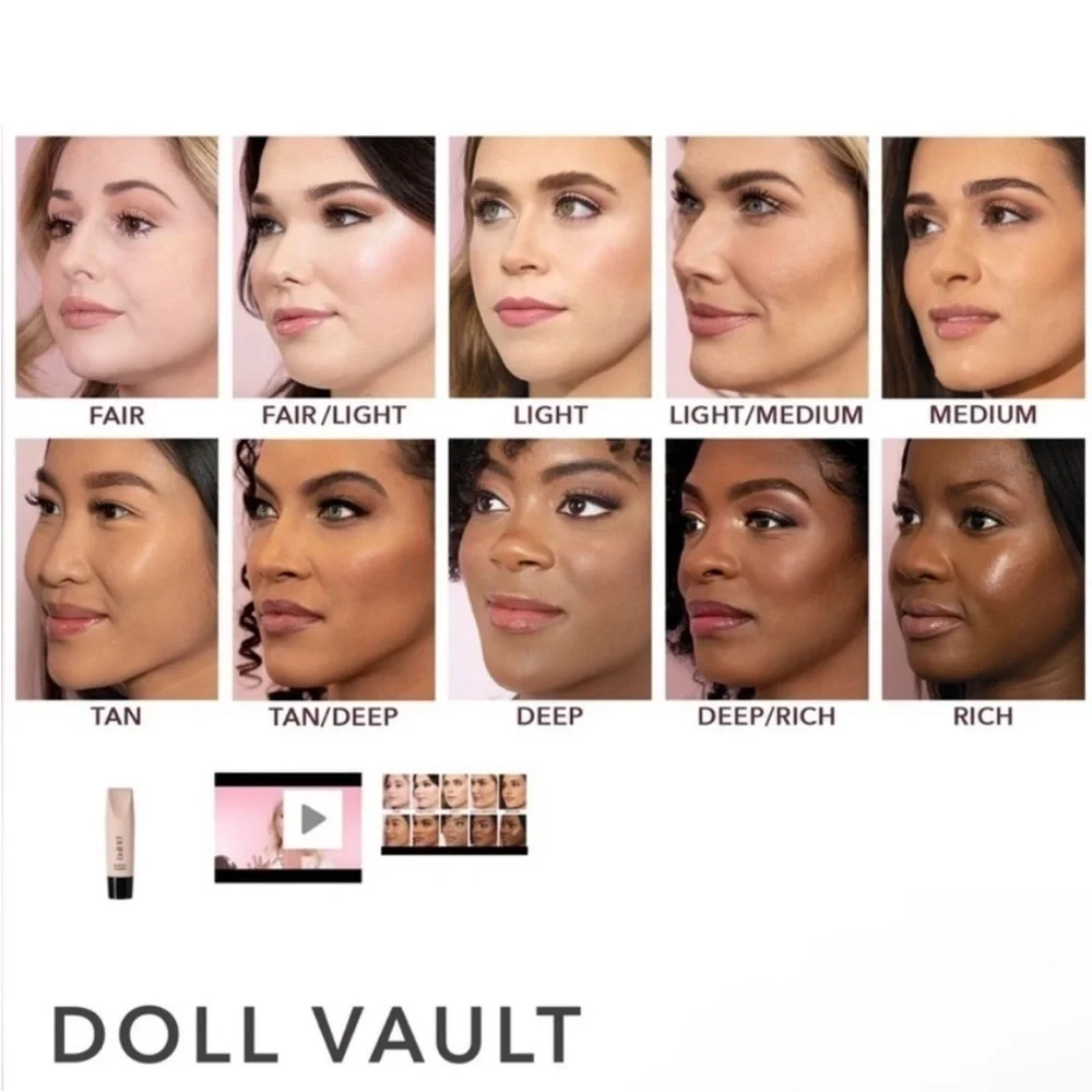 DOLL 10 Hydralux Smoothing Foundation Tan